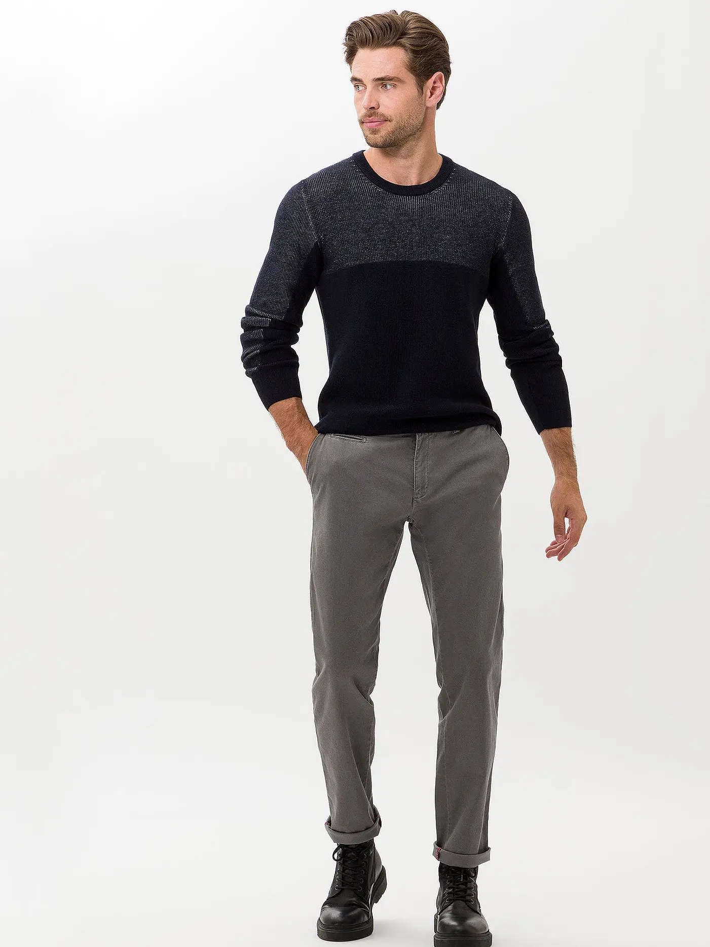 BRAX | Chino FABIO IN | grau